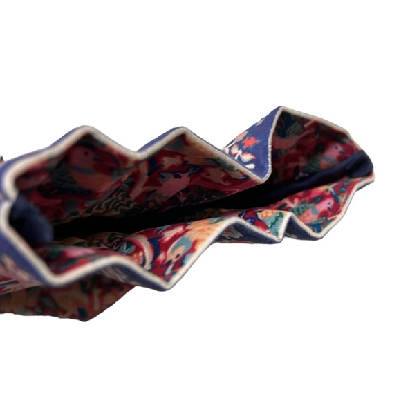 WILLIAM MORRIS AT HOME PEACOCK & BIRD VELVET POUCH - Picture 5 of 10